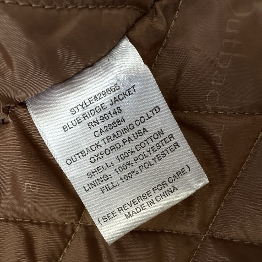 Outback Trading Co Oilskin Field Blue Ridge Jacket Men's Extra Large Lined 29665 - Picture 11 of 16